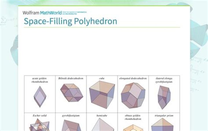 3D picture of the 38-sided Engel space-filling polyhedron