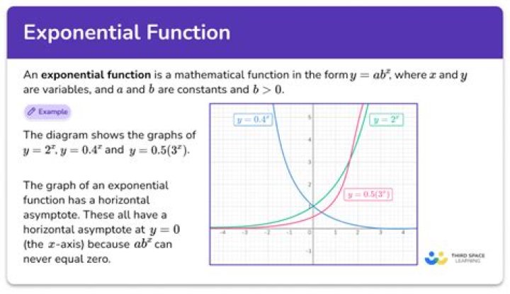 Apex of an Exponential Function