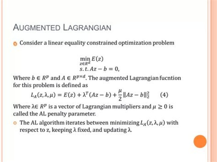 Augmented Lagrangian
