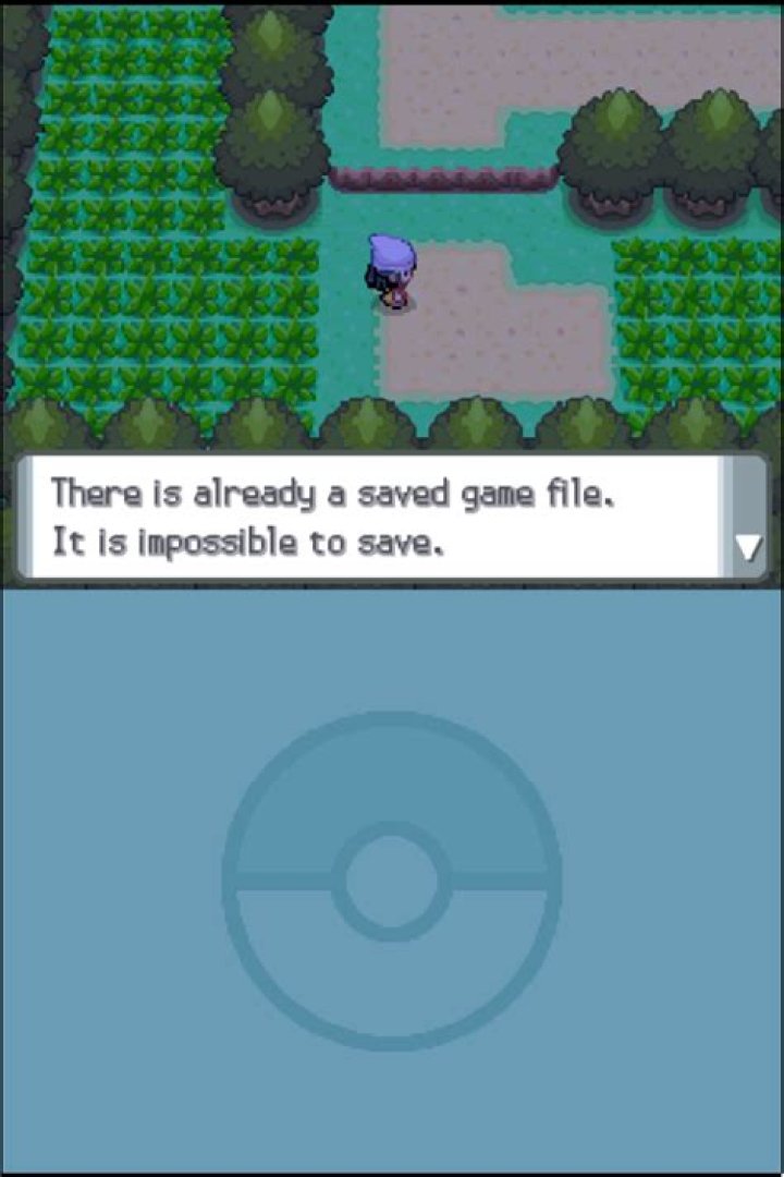 Cannot save ingame in Pokemon Diamond