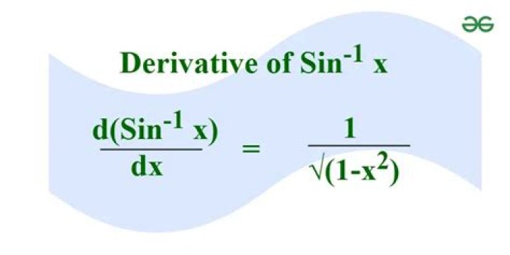 Derivative of $\sin^{-1}(x)$