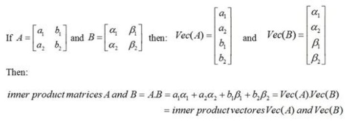 Distinguishing between inner product and outer product in matrix notation