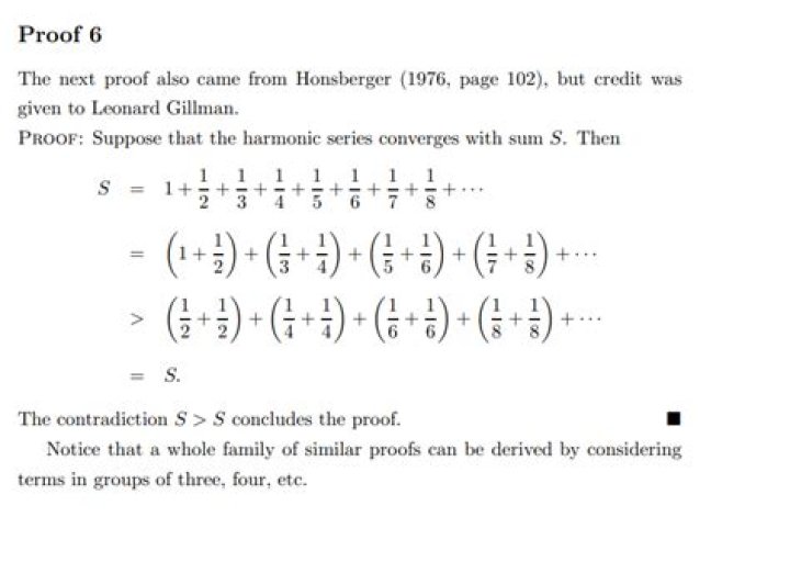 Divergence Proof