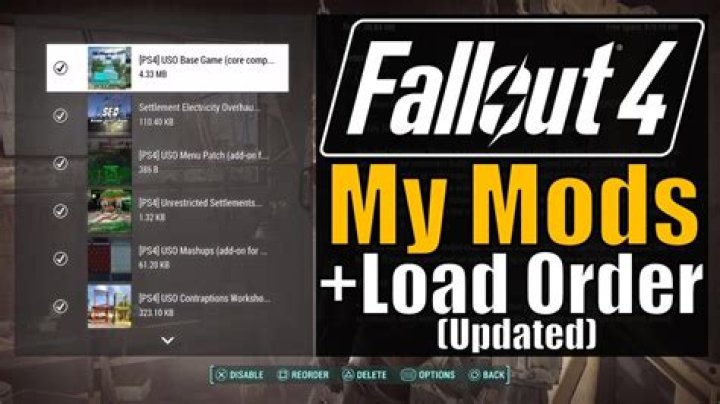 Fallout 4 mod load order