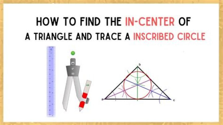 Find Center of Circle Using Triangle Data