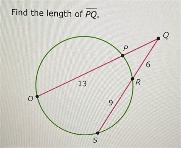 Find the length of PQ.