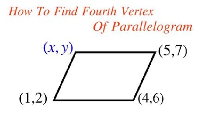 Finding the fourth side given other three and diagonals.