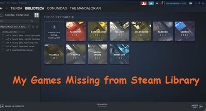 Free to play games go missing in the Steam library