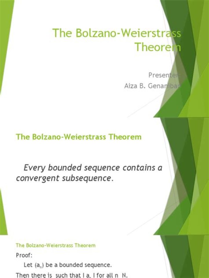 Help me understand the proof for Bolzano-Weierstrass Theorem!