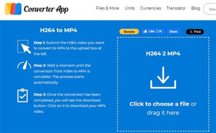 How can I convert .264 file to .mp4