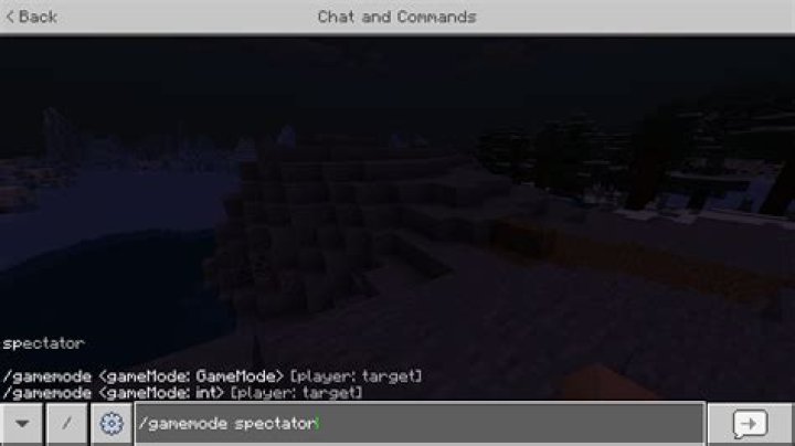 How can I enable chat in spectator mode?
