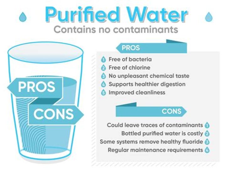 How can water be purified when infected?