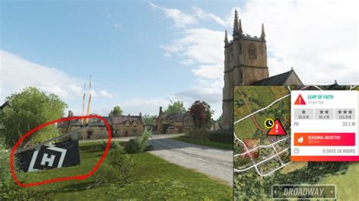 How do I climb the Broadway church?