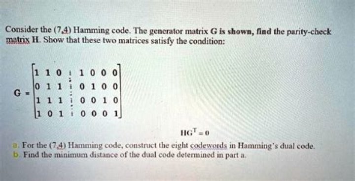 How do I find parity check matrix if generator matrix can't be written in standard form?
