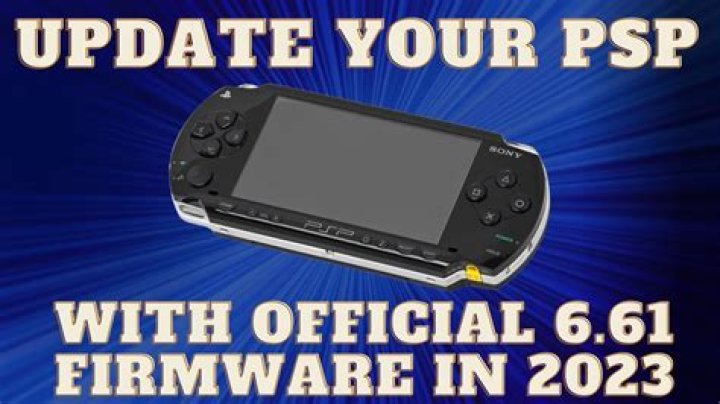 How do I update PSP firmware Via Storage Media?