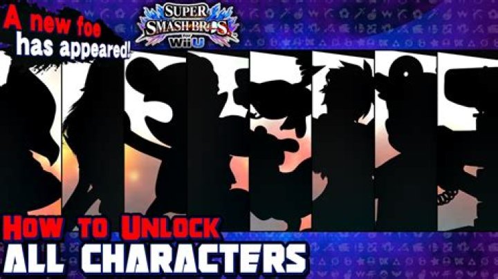 How do you unlock all of the characters in SSB4?