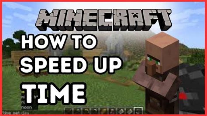 How to fast forward time in Minecraft?