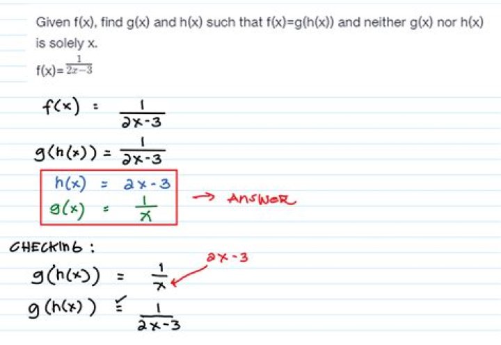 How to find $h'(x)$, if $h(x) = f(g(x))$.