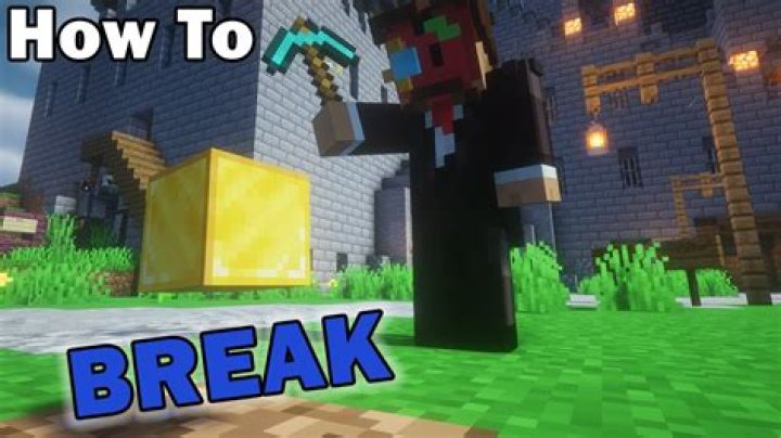 How to get the power to break blocks without tools in adventure mode