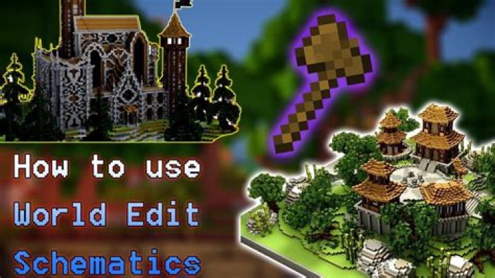 How to import an mcedit schematic using world edit?