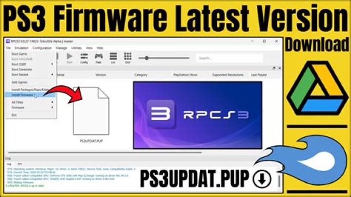 How to update a PS3 using USB drive and the PS3UPDAT.PUP