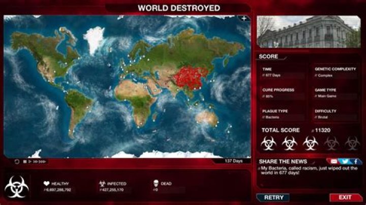 Is it possible to beat Brutal or Mega-Brutal with a Bacteria starting from China, on a fresh game?