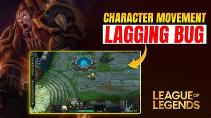 League of Legends bug - can only move towards the nexus