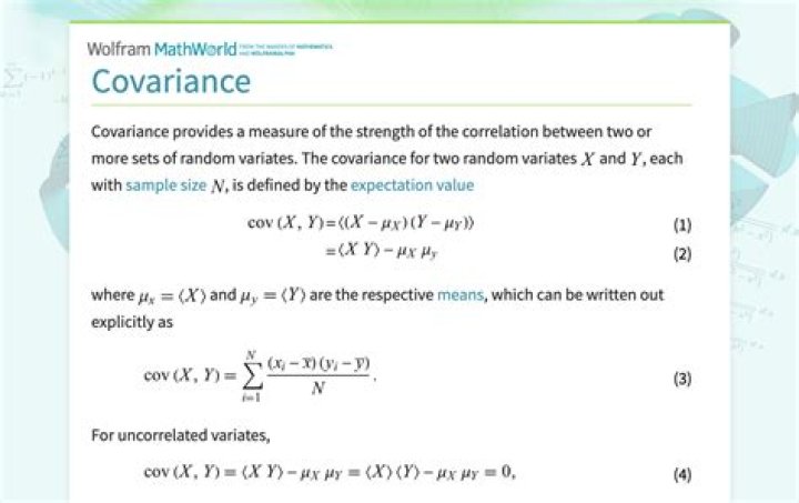 Mean and covariance of Wiener process