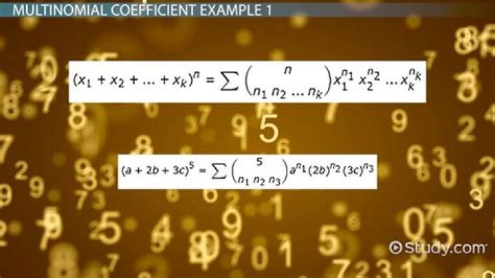 Multinomial Coefficient example