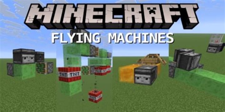My Minecraft Flying machine doesn't work