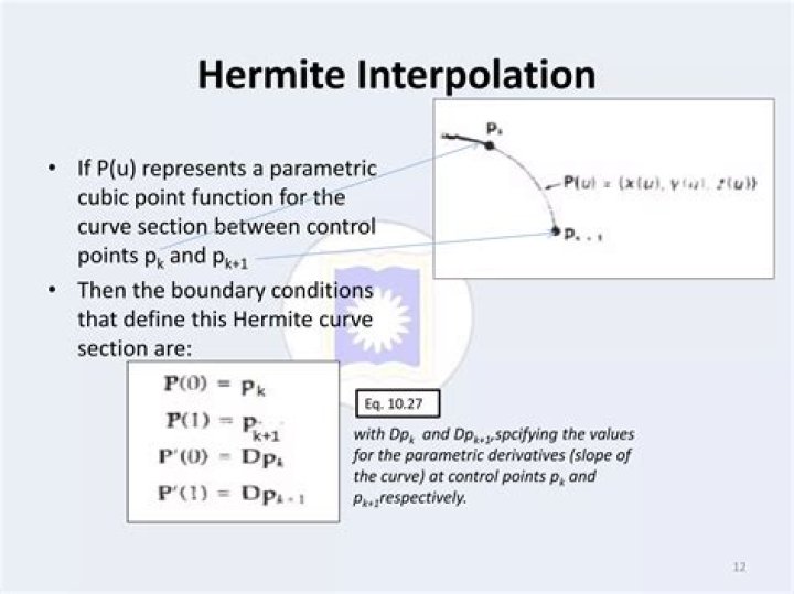 On the cubic Hermite interpolation of $x^4+1$