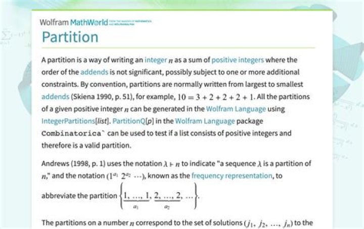 Partition of a set, definition not clear
