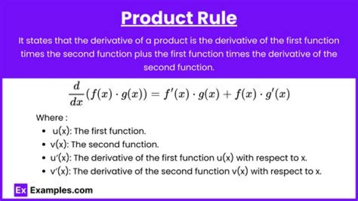 proof of product rule of derivatives using first principle?