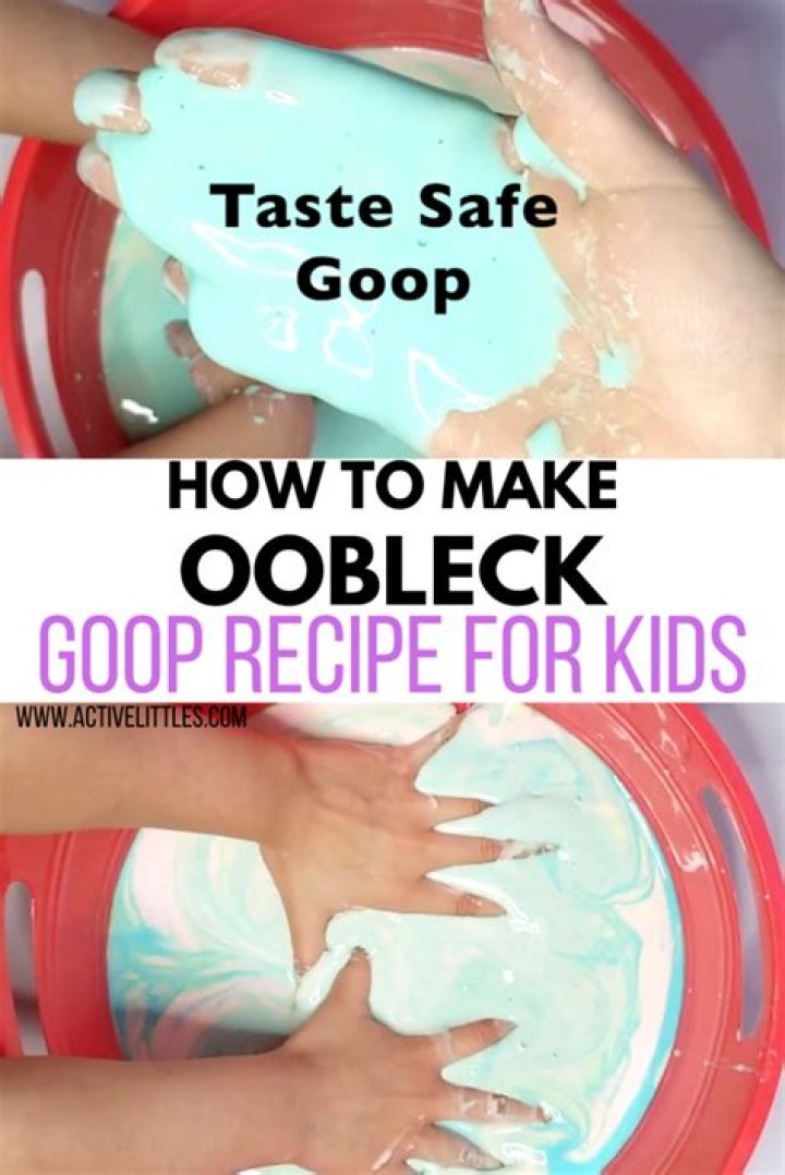 Quick Wet Goop Recipe