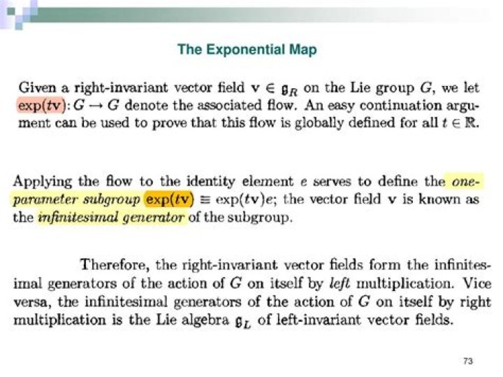 Reasoning about Lie theory and the Exponential Map