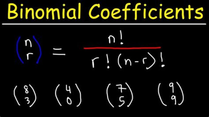 role of nCr factorial in binomial expansion