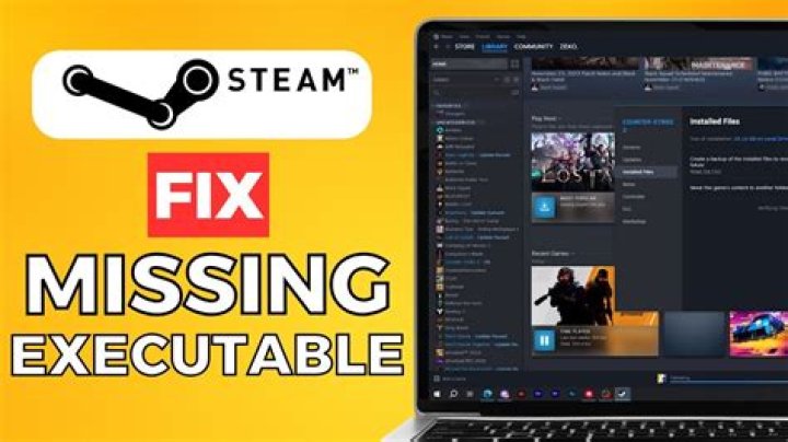 Steam isn't downloading a game but it thinks it is ('missing executable' error message)
