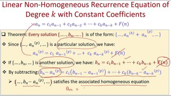 the homogeneous equation with constant coefficient