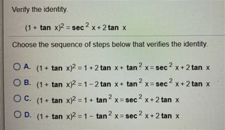 Verify $\sec(2x) = (\sec^2(x))/(2-\sec^2(x))$