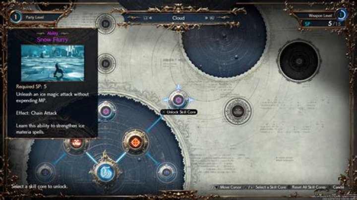 Weapon upgrade system in Final Fantasy XIII