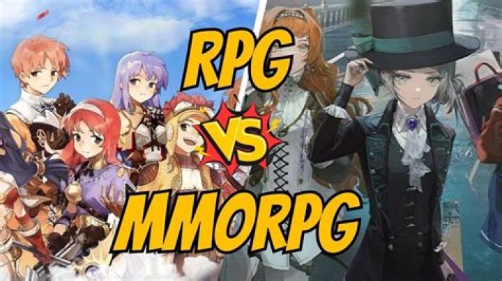 What's the difference between MMORPG and RPG?
