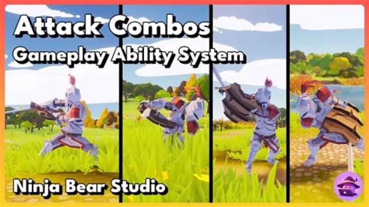 What are the three attack combos for Infinity Blade?