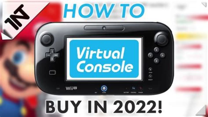 What control options are there for Wii U Virtual Console games?