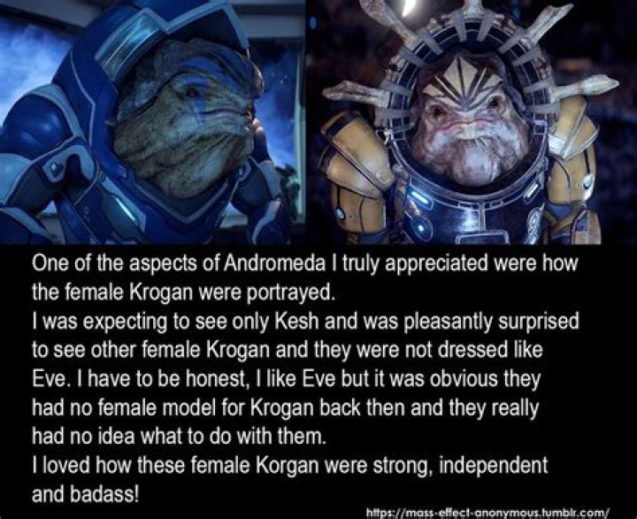 What happened to the Female Krogan?