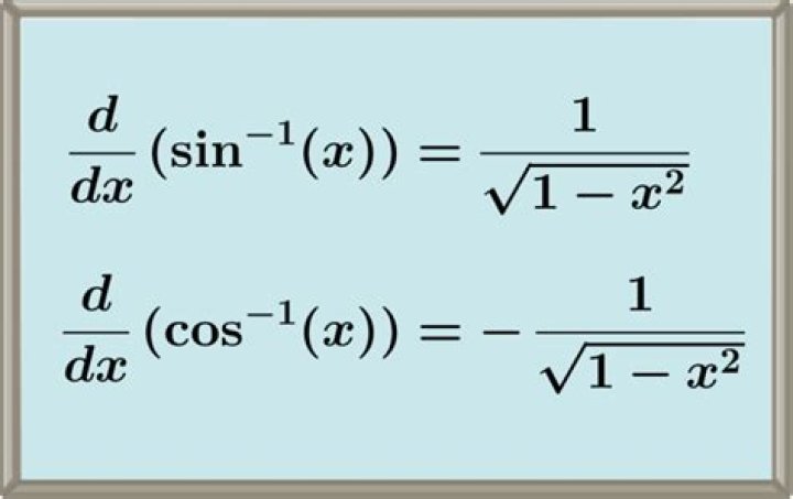 What is derivative of $\sin ax$ where $a$ is a constant?