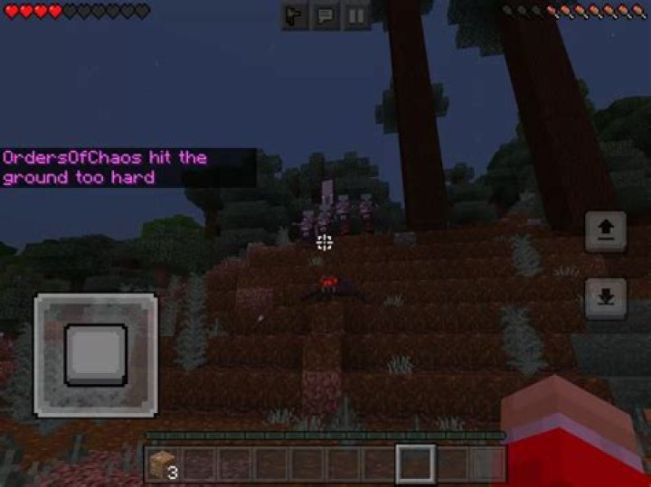 What is "hitting the ground too hard?" in Minecraft?