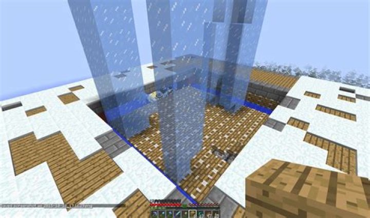 What is the minimum height for snowfall in a Taiga biome?
