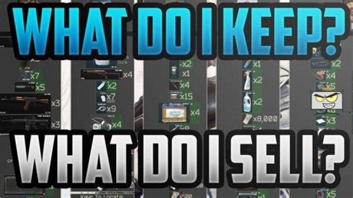 What loot should I keep and which should I sell?