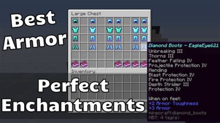 Which configuration of armor enchantments gives maximum protection?